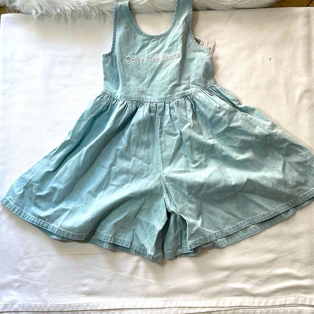 Calvin Klein Jeans Baby Girl Romper Size 3T. NWT.